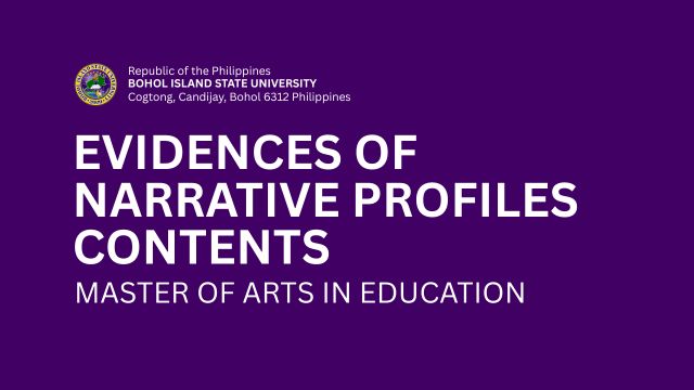 Evidences of Narrative Profile Contents thumbnail